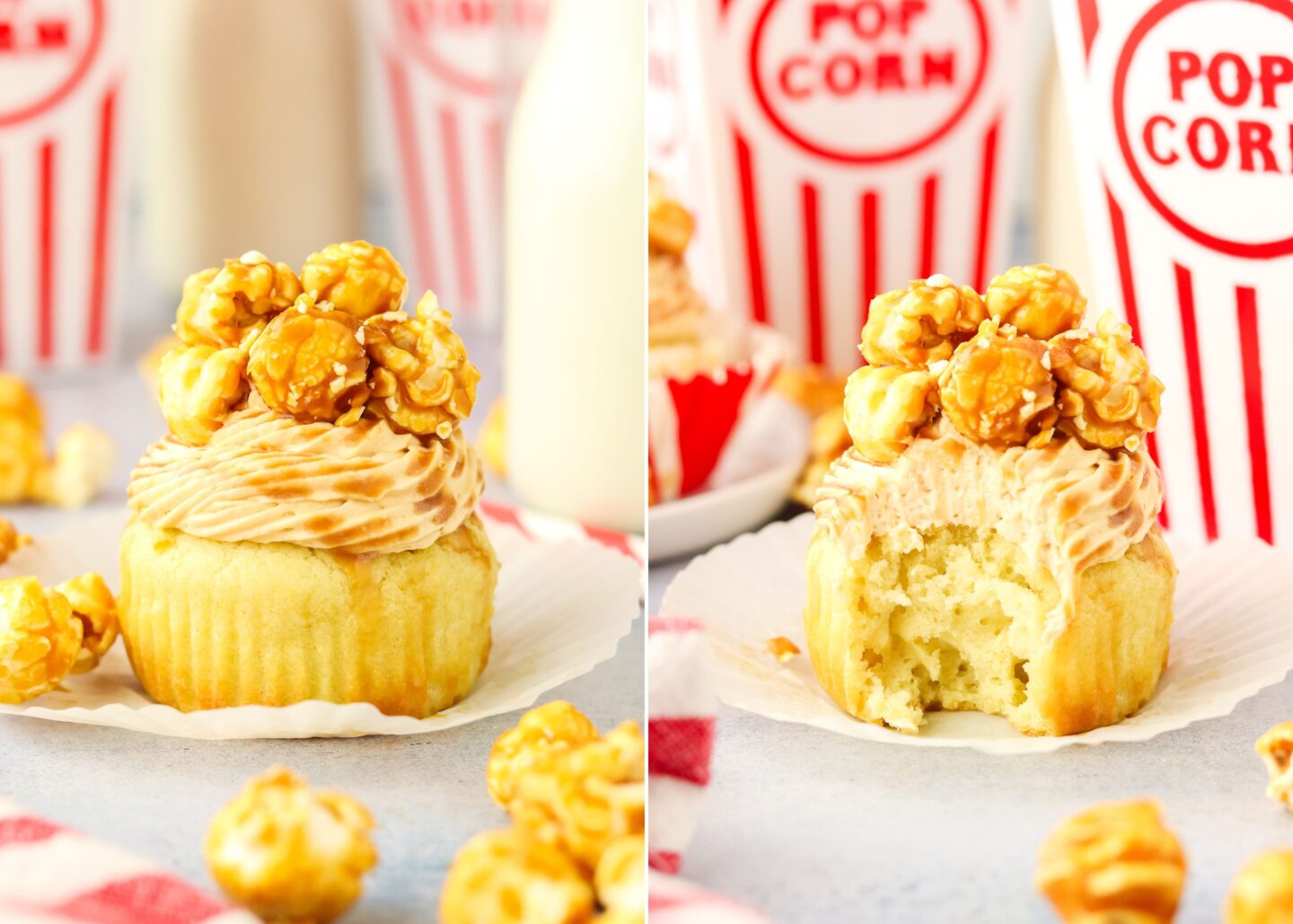 caramel popcorn cupcakes recipe 