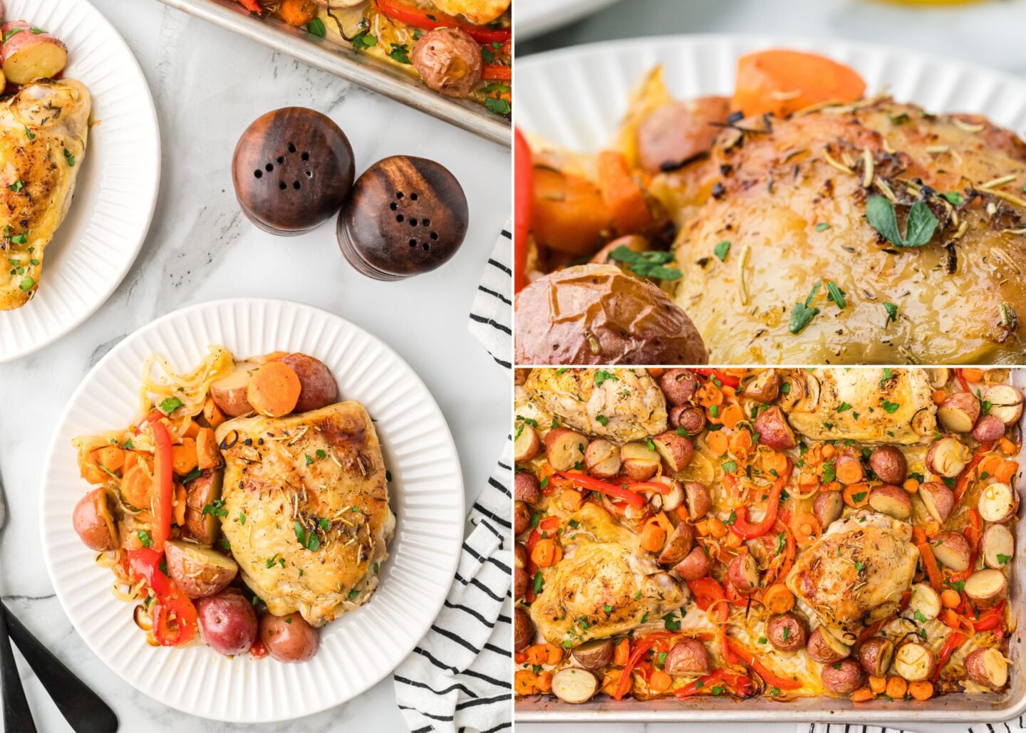 Sheet Pan Lemon Herb Chicken and Vegetables recipe