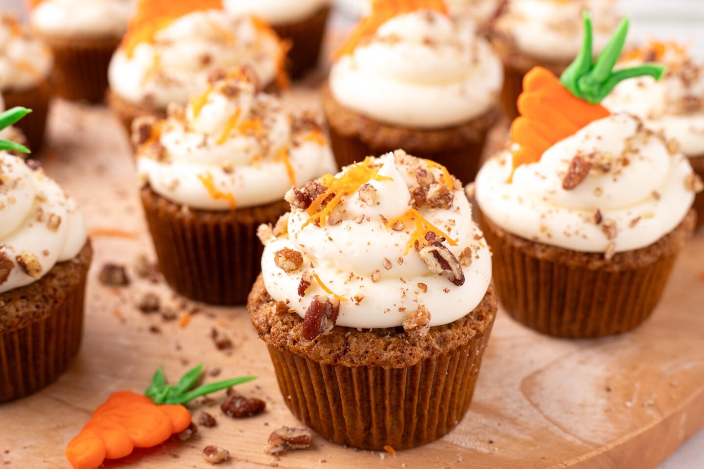 how to make carrot cake cupcake