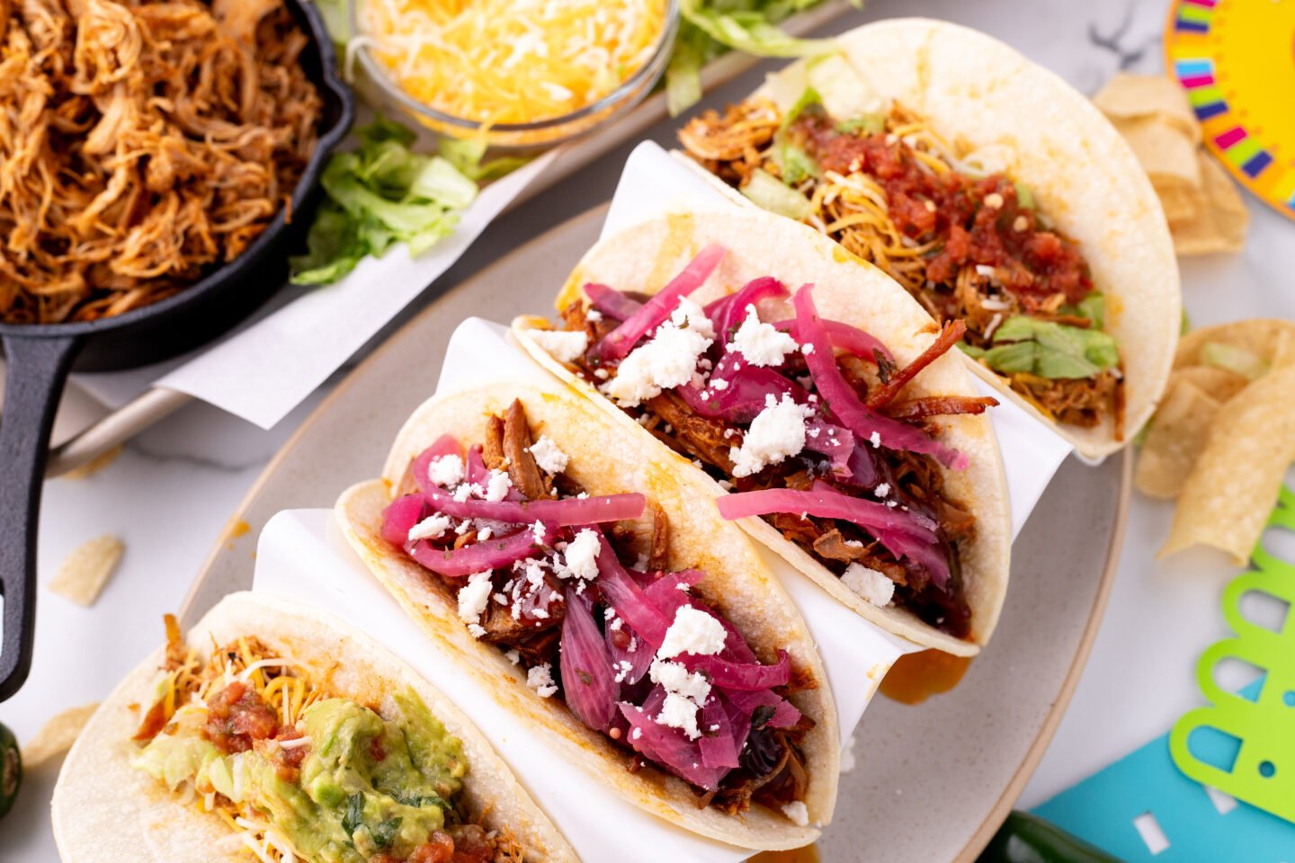 bbq pulled pork tacos