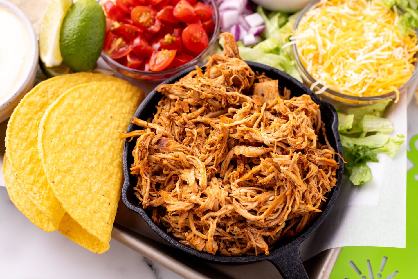 Slow Cooker Shredded Chicken Tacos Recipe