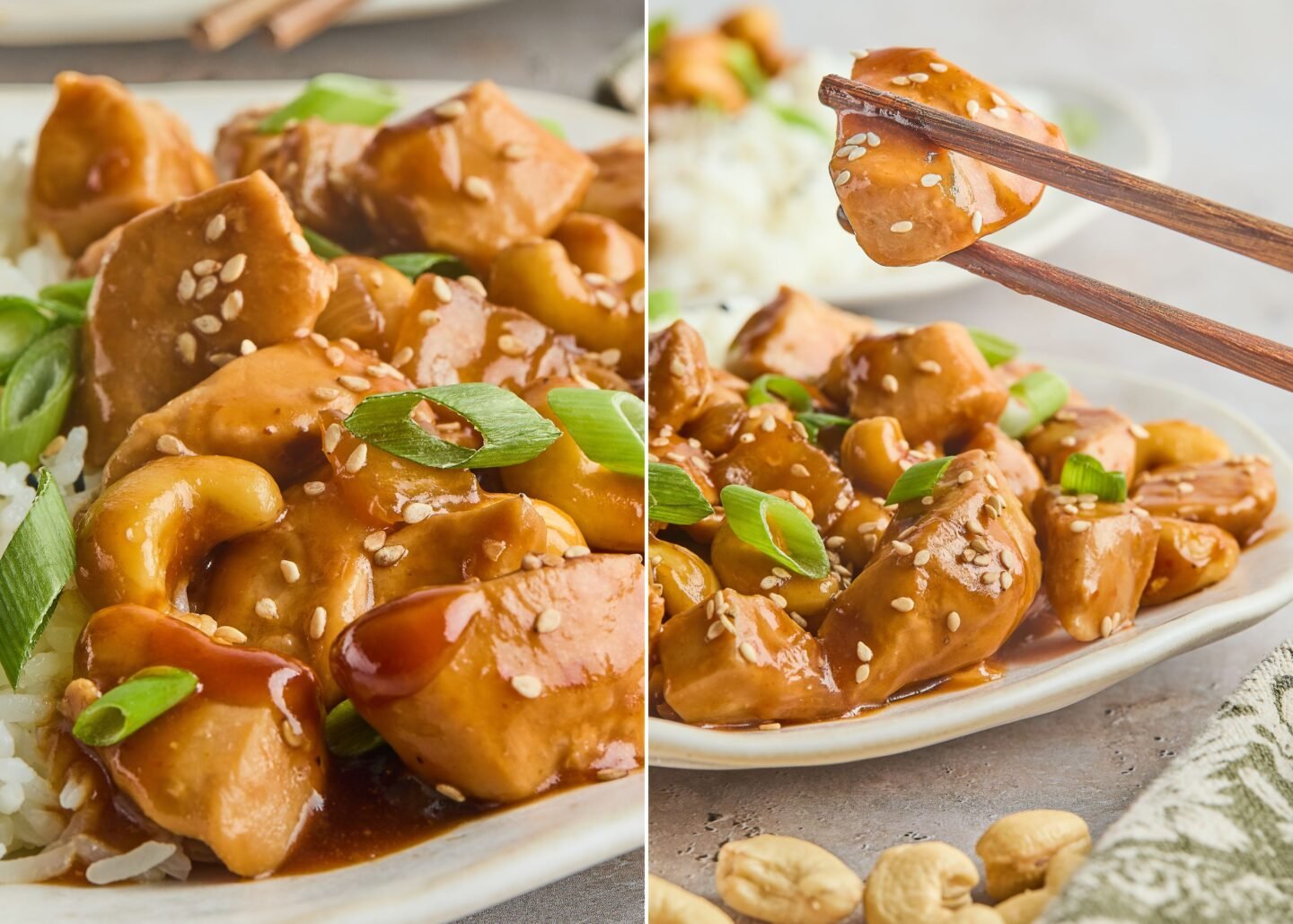 easy recipe for cashew chicken