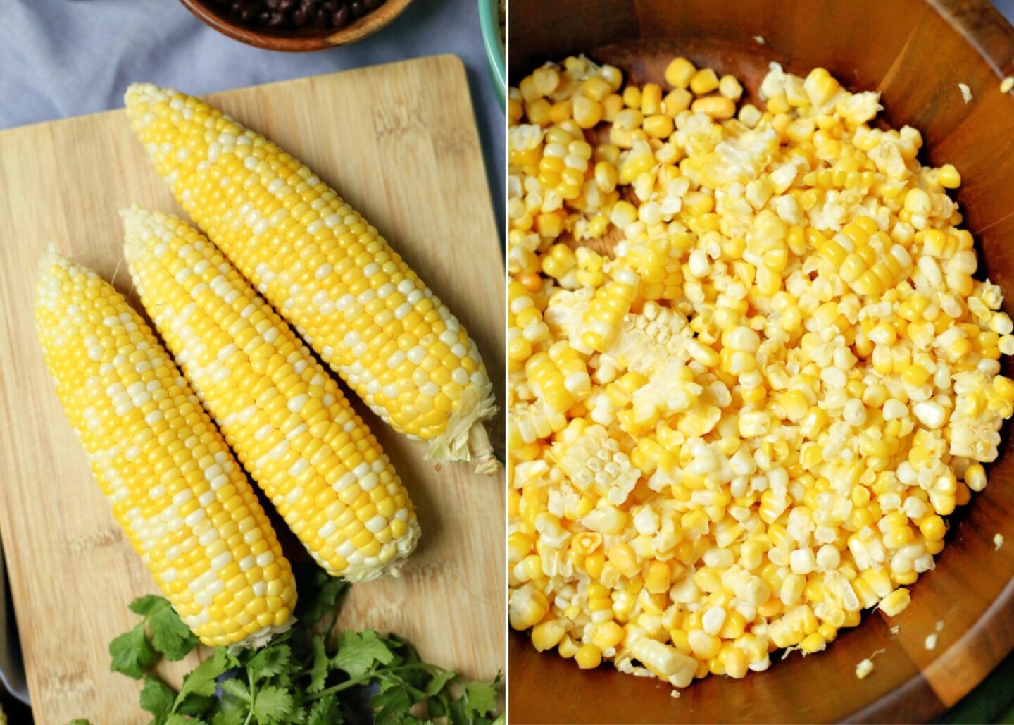 quinoa salad with corn and beans