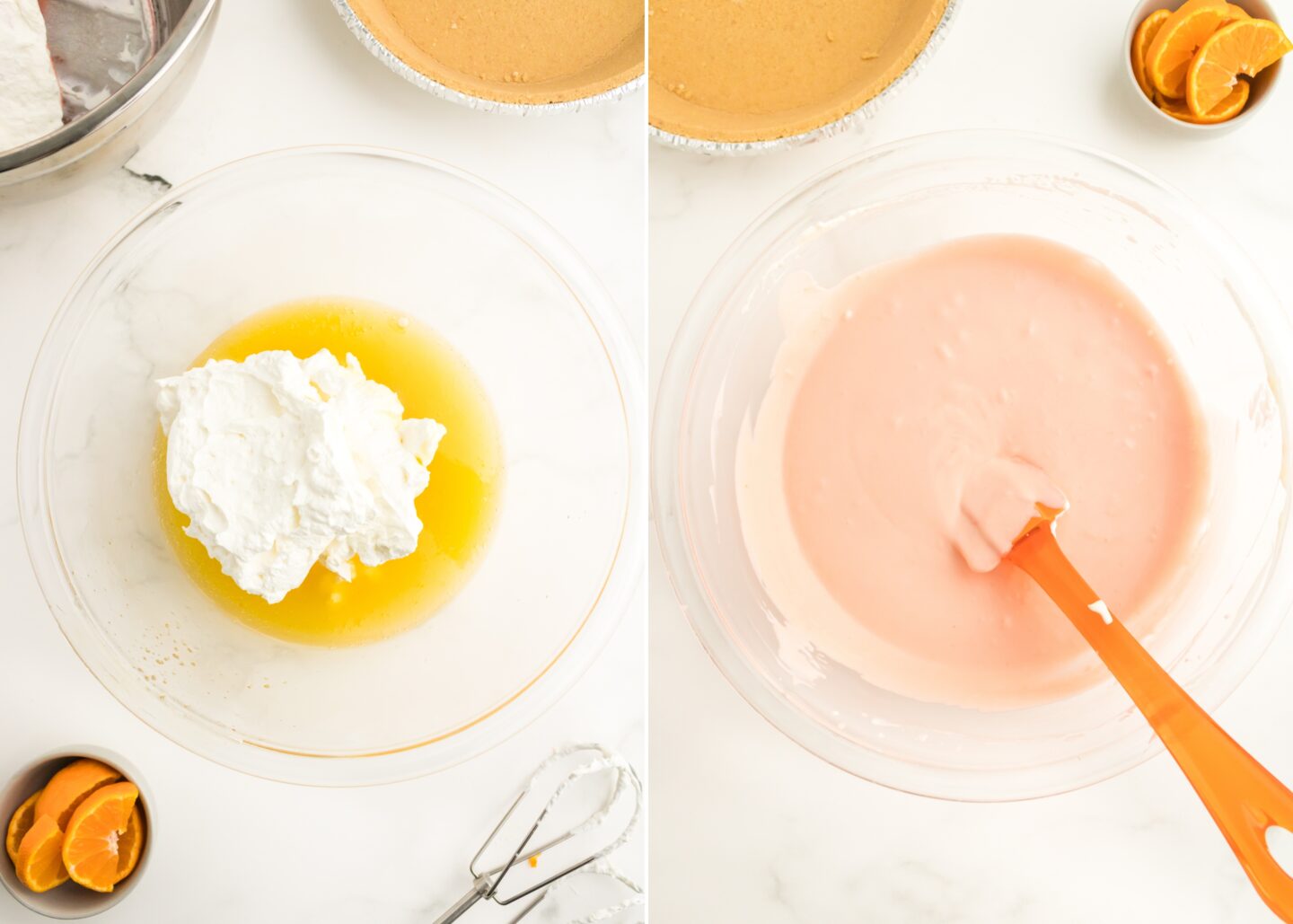 no bake orange creamsicle pie
