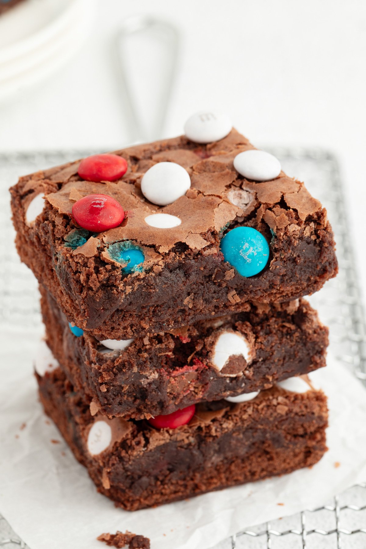 4th of July brownies