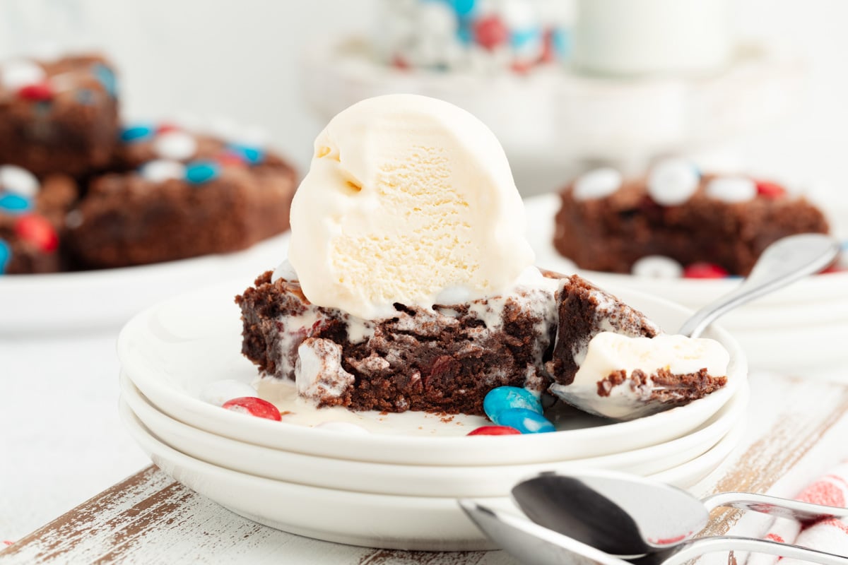 Patriotic brownies recipe 