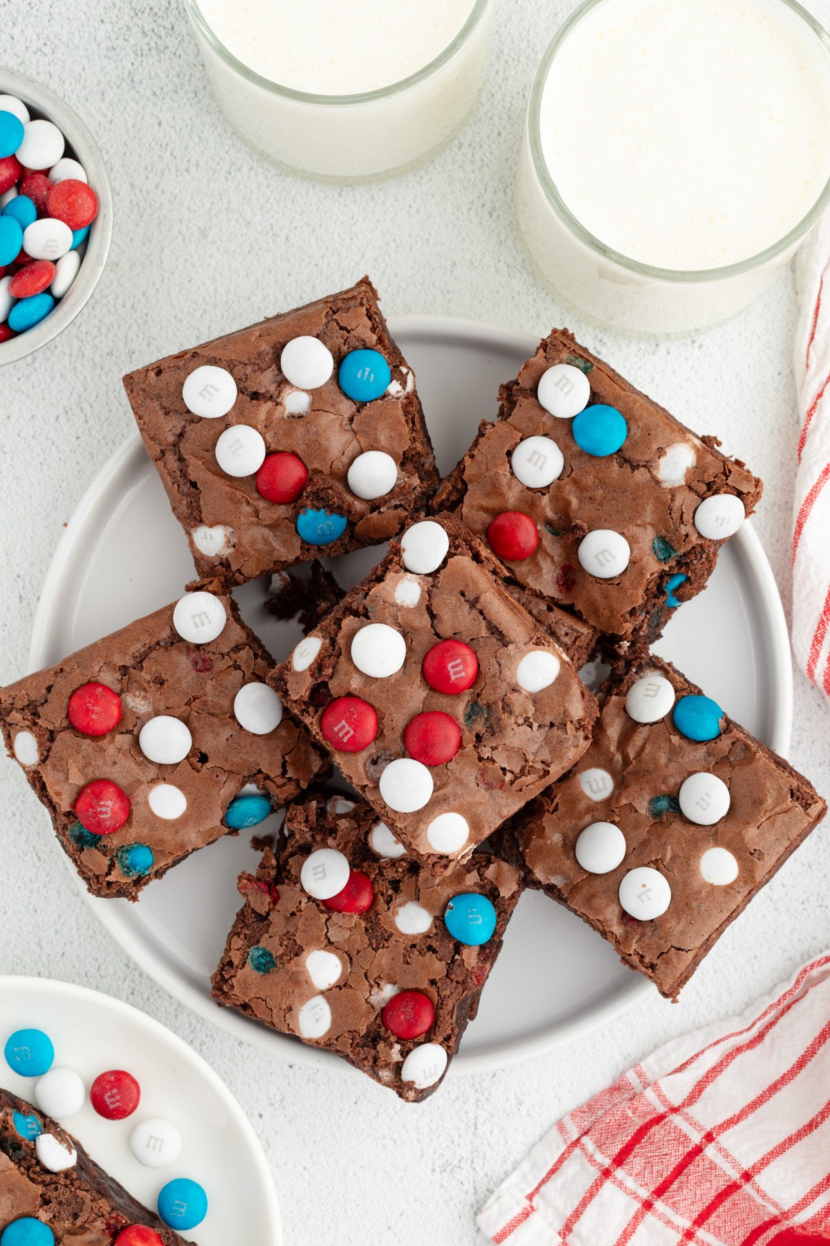 Patriotic brownies