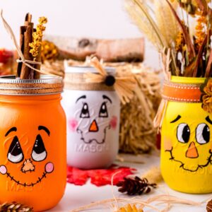 DIY Mason Jar Halloween Crafts for your Halloween Table
