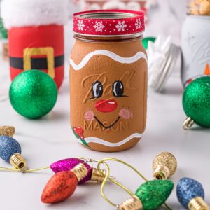 Christmas Mason Jars DIY