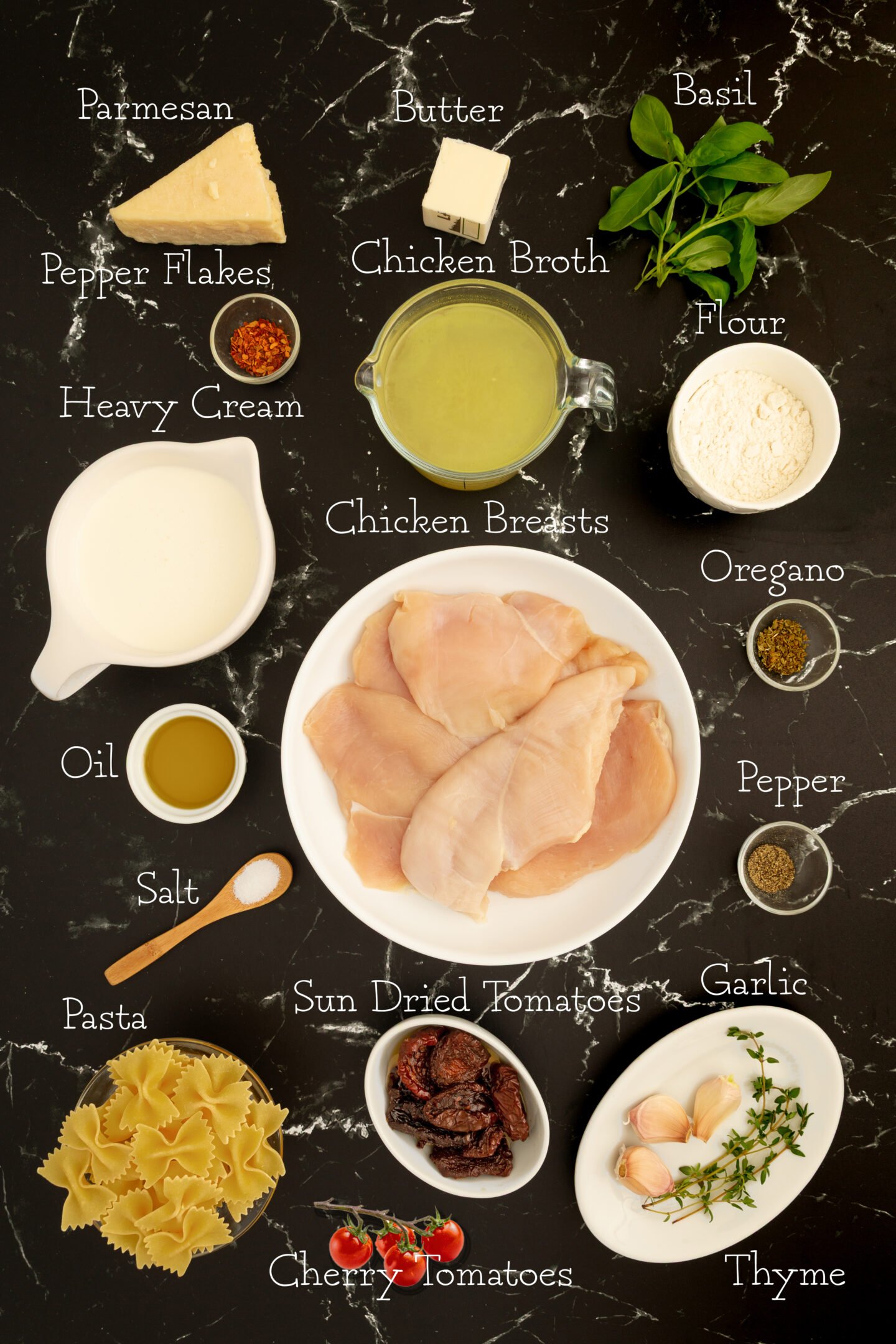 Ingredients for Marry Me Chicken