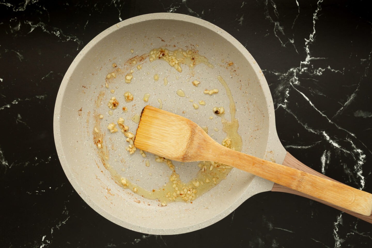Preparing the Garlic Parmesan Sauce for Marry Me Chicken 