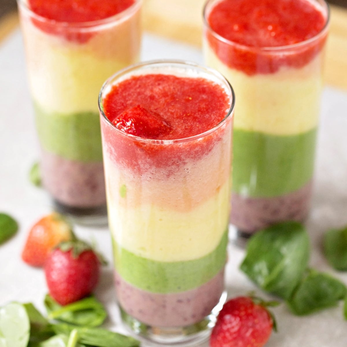 Healthy and Delicious Rainbow Smoothie Recipe